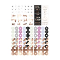 Kalender Stickers - Time, date, location