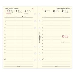 Filofax Refill Ugeplan Vertikal Personal 'BEMRK 2025'