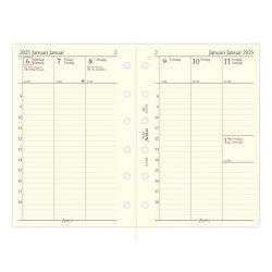 Filofax Refill Ugeplan Vertikal Pocket 'BEMRK 2025'
