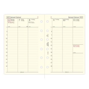 Filofax Refill Ugeplan Vertikal Pocket 'BEMRK 2025'