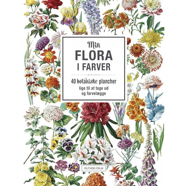 Min Flora i farver malebog