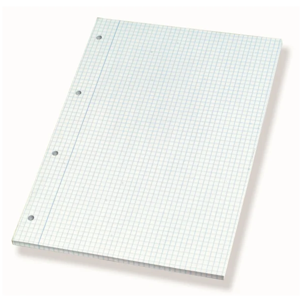 Standard Skriveblok A4 Kvadreret
