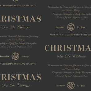 Gavepapir Luksus - CHRISTMAS