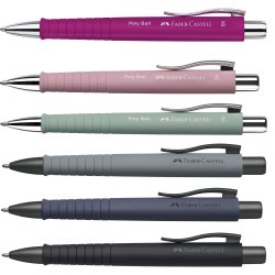 Faber-Castell Poly Ball Pen XB Colours Black