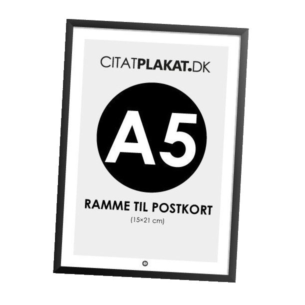 A5 Sort Ramme