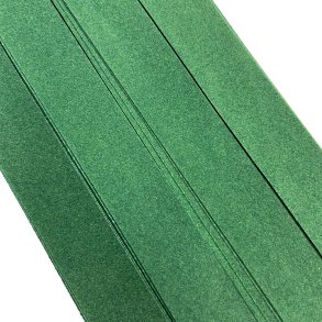 Stjernestrimler Velour Mrkegrn 15mm.