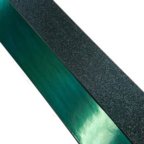 Stjernestrimler Glitter Mrkegrn 25mm.