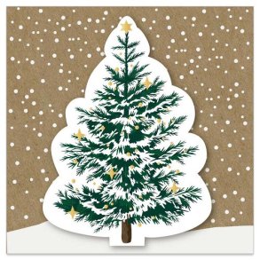 Artebene Mini Dobbeltkort - Christmas Tree