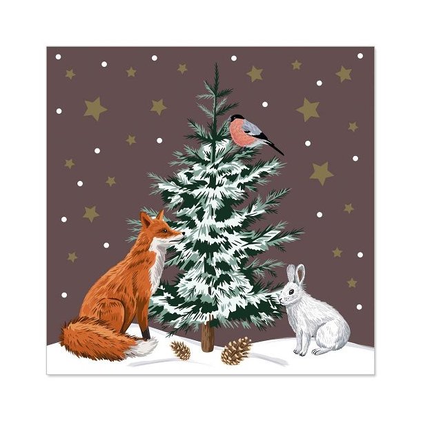 Artebene Minikort Christmas Fox
