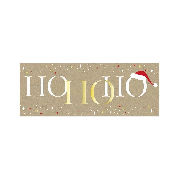 Artebene DIN Dobbeltkort Christmas - Ho Ho Ho