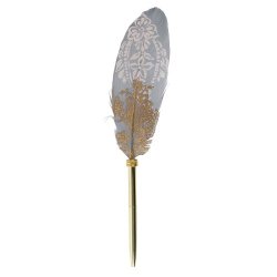 Artebene Feather Pen Gr/Guld
