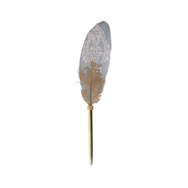 Artebene Feather Pen Gr/Guld