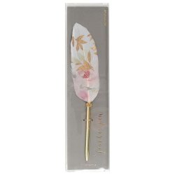 Artebene Feather Pen Blomster/Guld