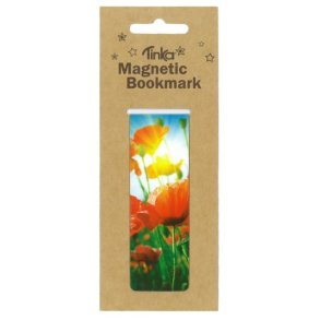 Tinka Magnetisk Bogmærke Valmue