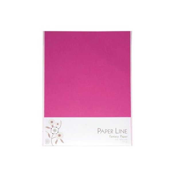 Karton A4 - 180g. - 10 Ark - Pink