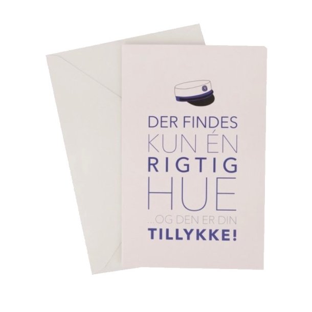 Studenterkort Blå