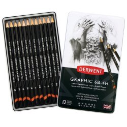 Derwent Graphic Tegneblyanter 12 stk. 6B-4H