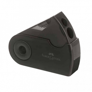 Faber-Castell Sleeve blyantspidser dobbelt sort