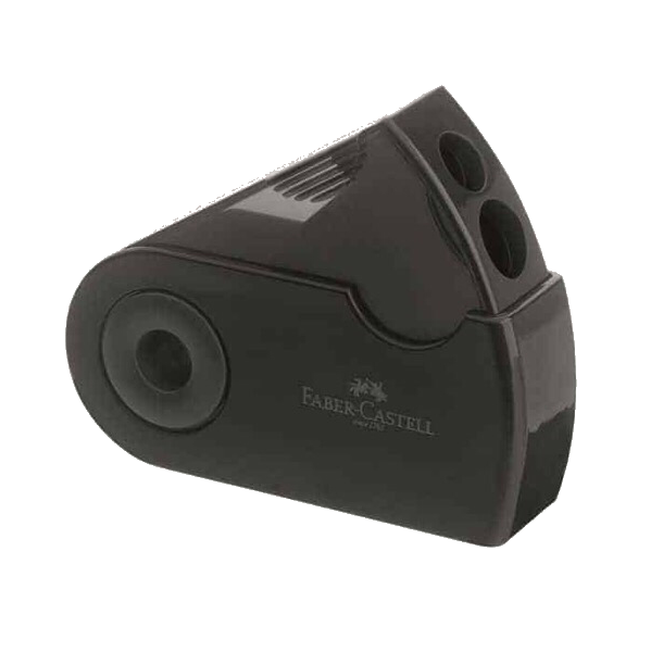 Faber-Castell Sleeve blyantspidser dobbelt sort
