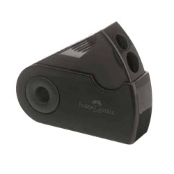 Faber-Castell Sleeve blyantspidser dobbelt sort