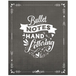 Handlettering Bullet Notes