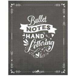 Handlettering Bullet Notes