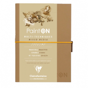 Clairefontaine Paint ON Multi-Techniques Indbundet Kraft