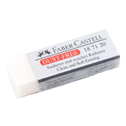 Faber-Castell Viskelder Dust free Hvid