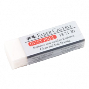 Faber-Castell Viskelder Dust free Hvid