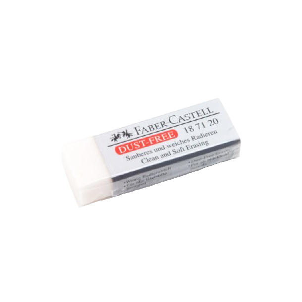 Faber-Castell Viskelder Dust free Hvid