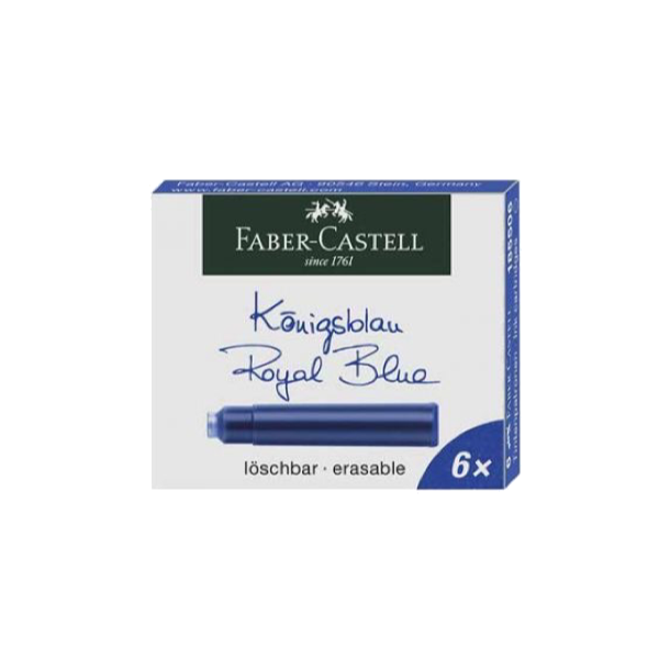 Faber-Castell Blkpatroner 6 stk. Bl