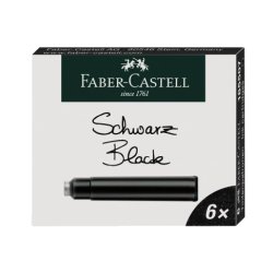 Faber-Castell Blkpatroner 6 stk. Sort