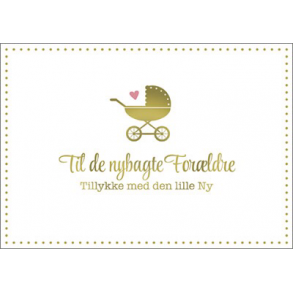 Hartung Postkort - Til de nybagte forldre