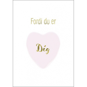 Hartung Postkort - Fordi du er dig