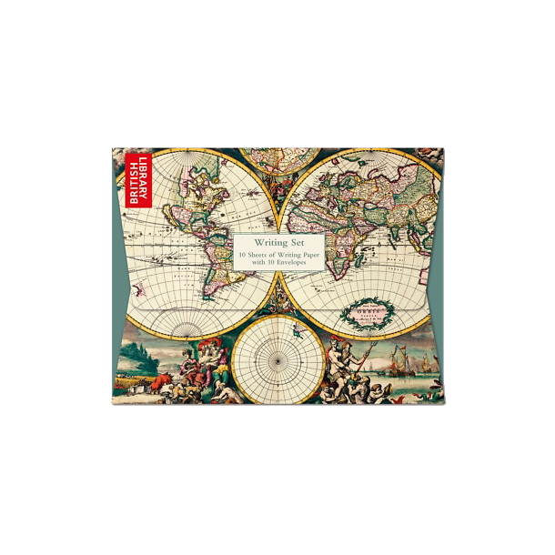 Brevpapir St - World Map