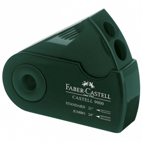 Faber-Castell Sleeve Blyantsspidser Dobbelt Mrkegrn