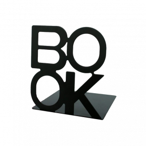 BOOK Bogsttter Metal 2-pak sort