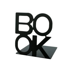 BOOK Bogsttter Metal 2-pak sort