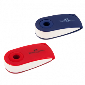 Faber-Castell Sleeve Viskelder lille rd eller bl