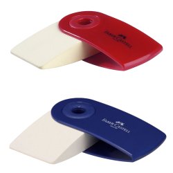 Faber-Castell Sleeve Viskelder lille rd eller bl