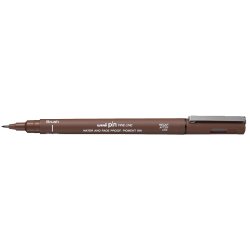 Uni Pin Fine Line Sepia Brush