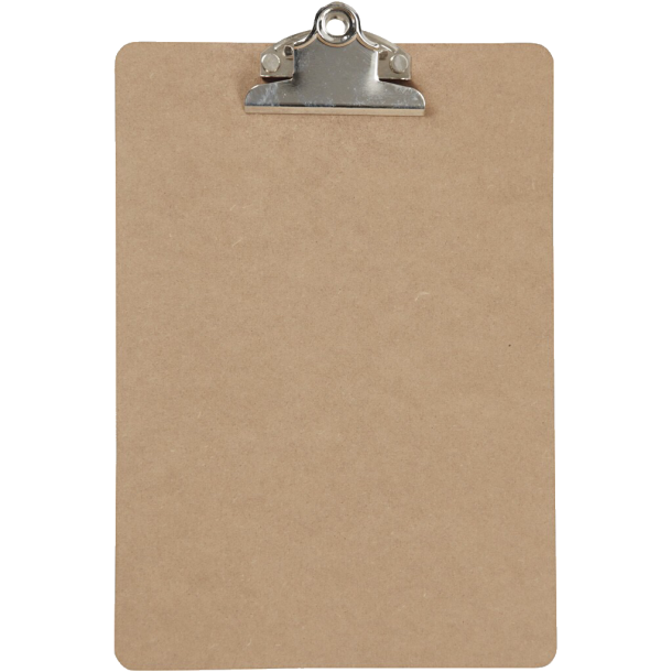 Clipboard / Tegneunderlag A5