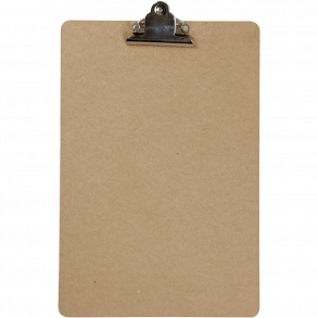 Clipboard / Tegneunderlag A4