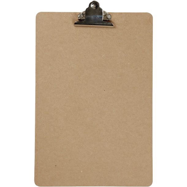 Clipboard / Tegneunderlag A4