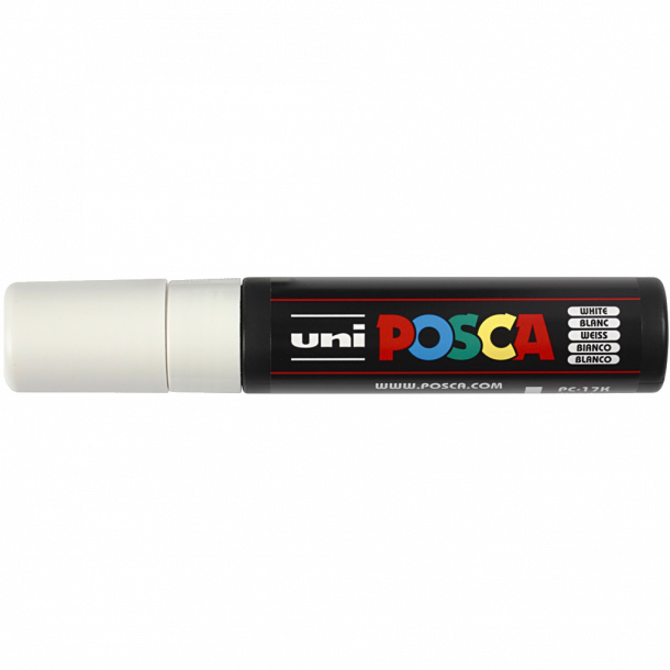 Posca Marker PC-17K 15.0mm. Hvid