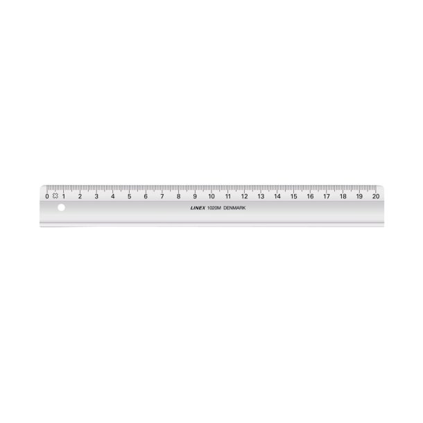 Linex Skolelineal 20 cm.