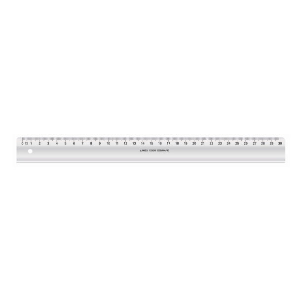 Linex Skolelineal 30 cm.