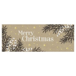 Artebene DIN Dobbeltkort Christmas - Merry Christmas 