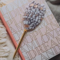 Artebene Feather Pen Leopard