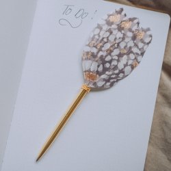 Artebene Feather Pen Leopard